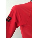 Chemise de danse à manches longues avec une encolure en V Rouge S