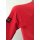 Chemise de danse à manches longues avec une encolure en V Rouge S
