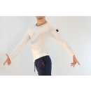 Chemise de danse à manches longue blanc M