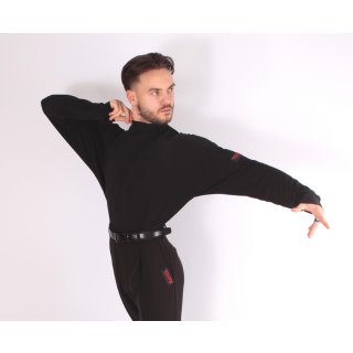 Turtleneck Body bordeaux XS black