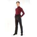 Dance trousers with an elastic waist Maxim - Black S - 74-76