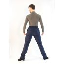 Dance trousers with an elastic waist Maxim - blue