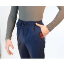 Dance trousers with an elastic waist Maxim - blue S - 74-76