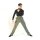 Pantalon de danse MARIUS vert olive 98