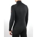 Stehkragen Basicshirt schwarz XS