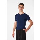 Basicshirt kurzarm blau