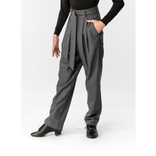 Lateinhose "Vadim" mit Schnürung grau 74