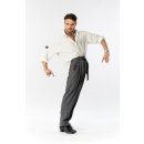 Lateinhose "Vadim" mit Schnürung grau 74