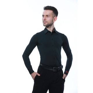 Man leotard shirt black