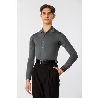Koszula/Body z kolnierzykiem czarny M-2 (od 182cm wzrost)