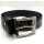 Logo Ceinture en cuir avec boucle métallique