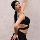 Latein-Tanz-Crop-Top A13 von UDance