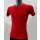 Chemise de danse à manches courtes avec une encolure en V Rouge 158-164 / XS